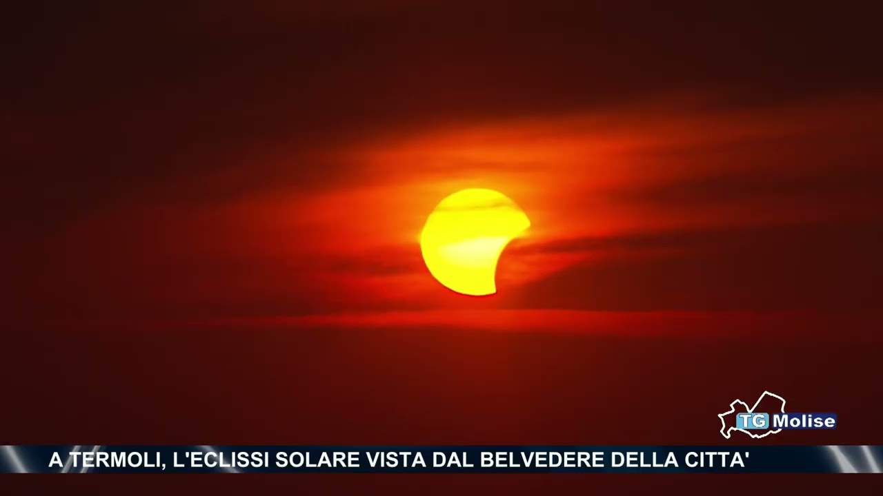 A Termoli, l’eclissi solare vista dal belvedere della citta’