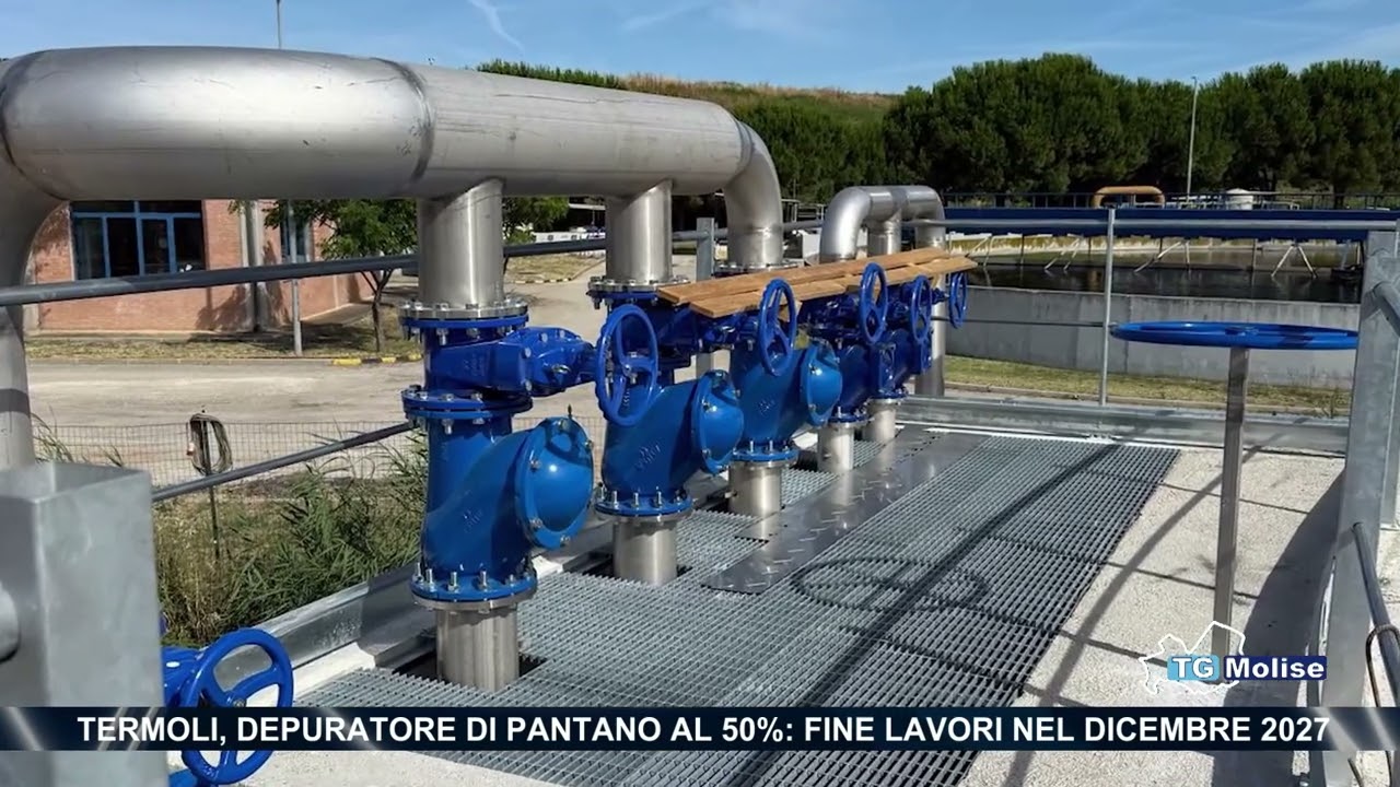 Termoli, depuratore di Pantano al 50%: fine lavori nel dicembre 2027