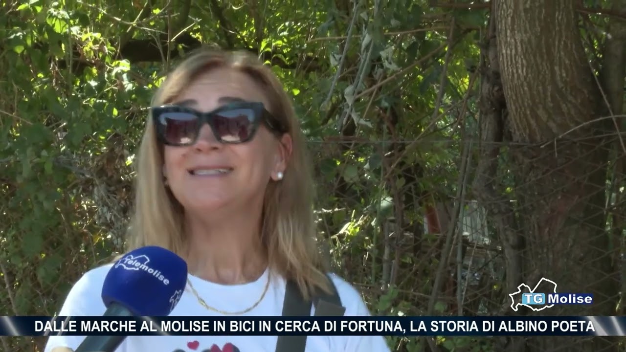 Dalle Marche al Molise in bici in cerca di fortuna, la storia di Albino Poeta