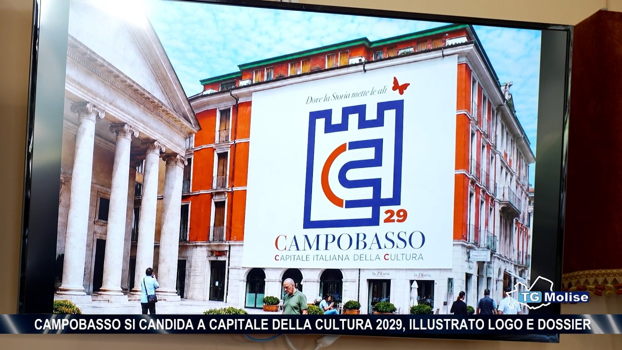 Campobasso si candida a Capitale della cultura 2029, illustrato logo e dossier