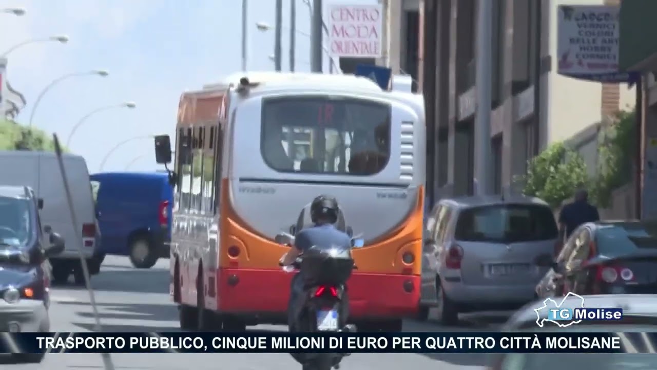 Trasporto pubblico, cinque milioni di euro per quattro città molisane