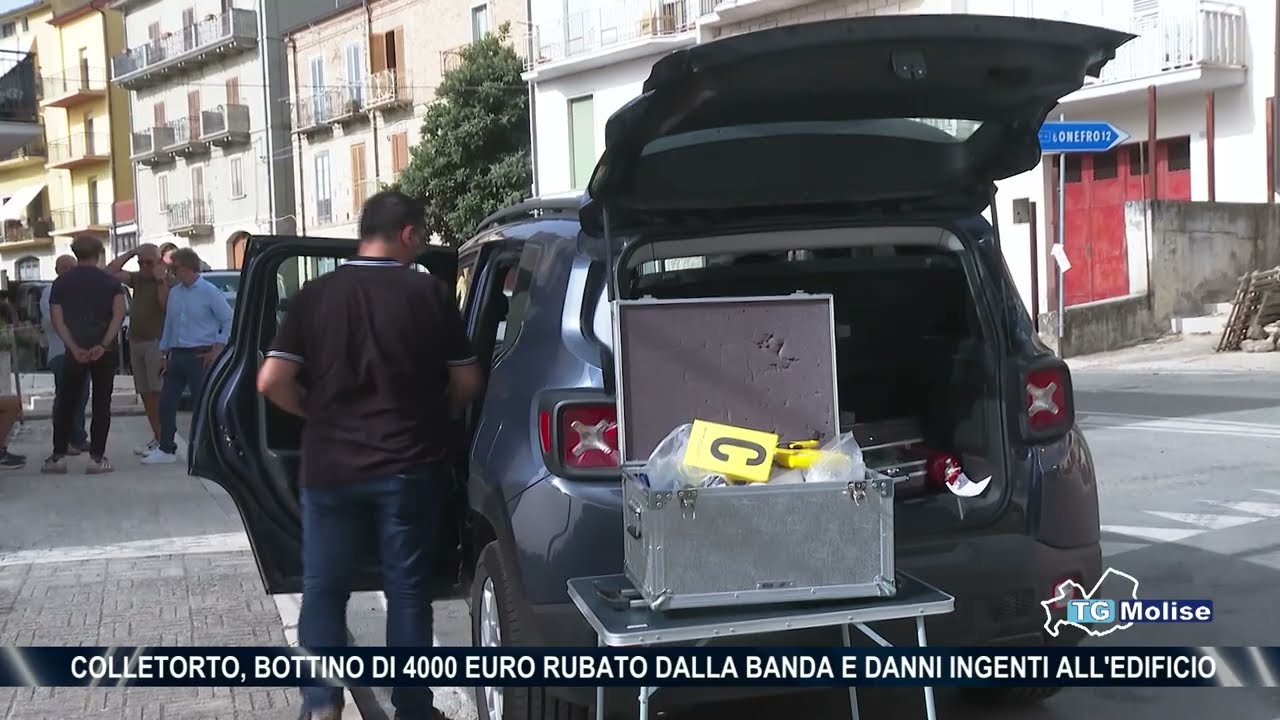 Colletorto, bottino di 4000 euro rubato dalla banda e danni ingenti all’edificio