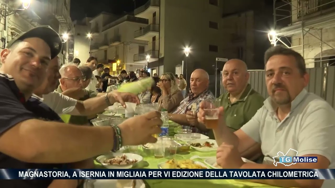 Magnastoria, a Isernia in migliaia per VI edizione della tavolata chilometrica