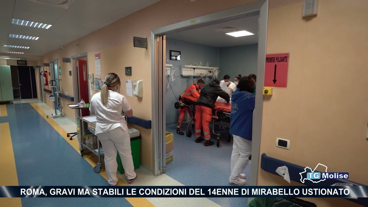 Roma, gravi ma stabili le condizioni del 14enne di Mirabello ustionato