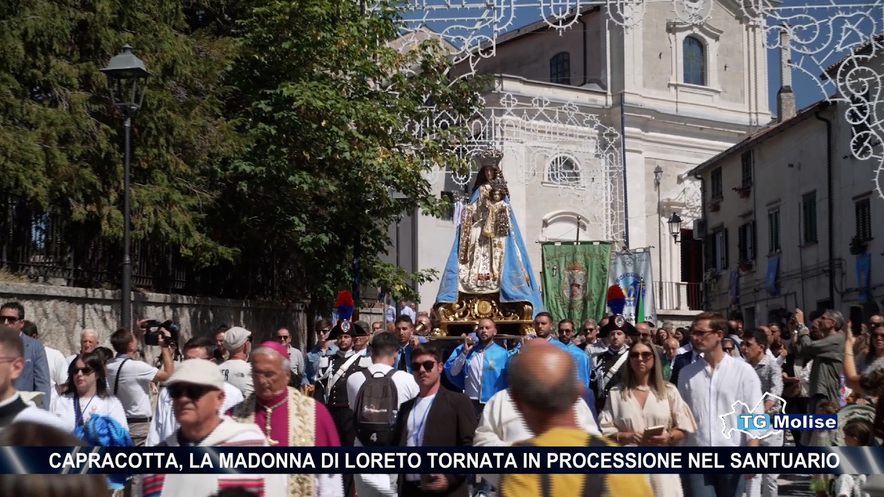 Capracotta, la Madonna di Loreto tornata in processione nel Santuario