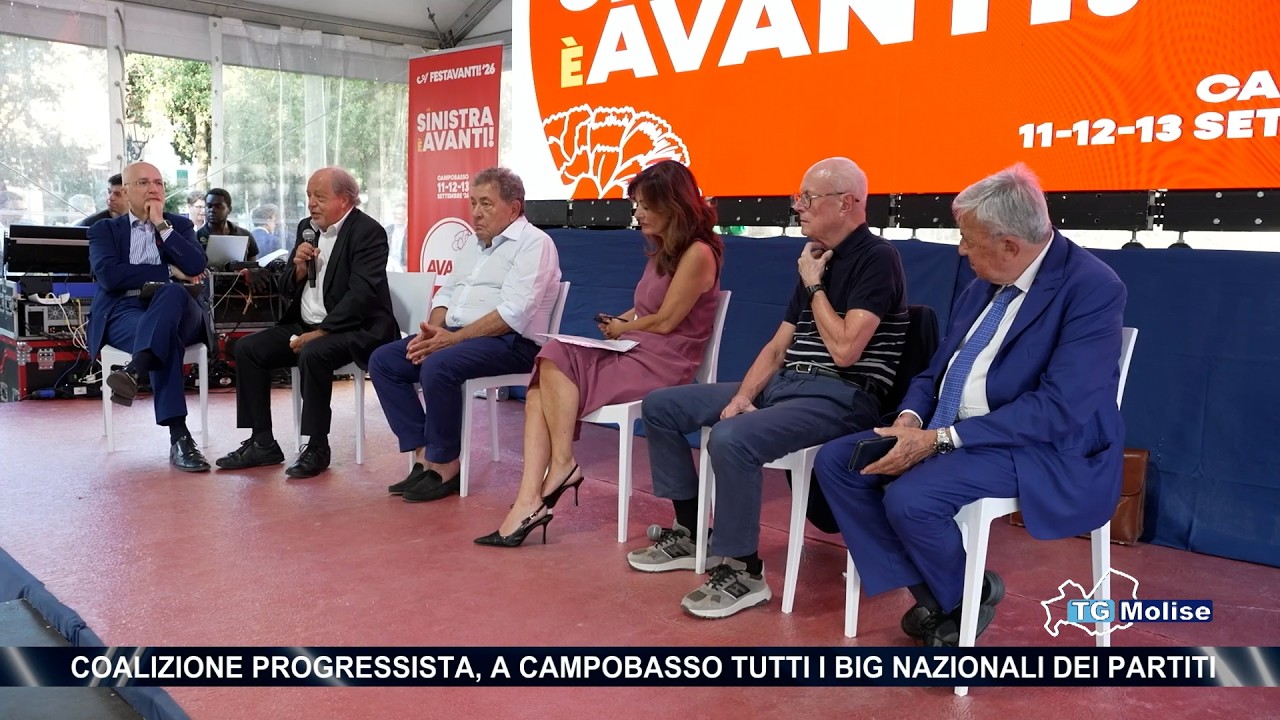 Coalizione progressista, a Campobasso tutti i big nazionali dei partiti
