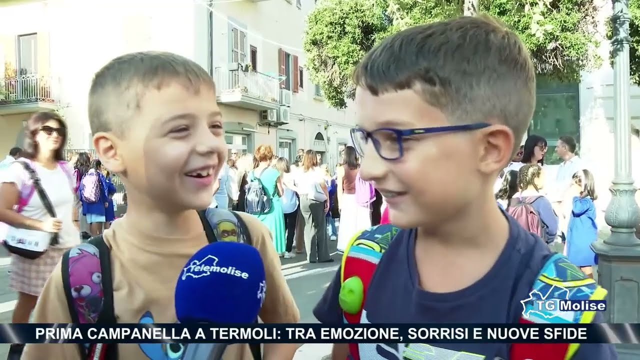 Prima campanella a Termoli: tra emozione, sorrisi e nuove sfide