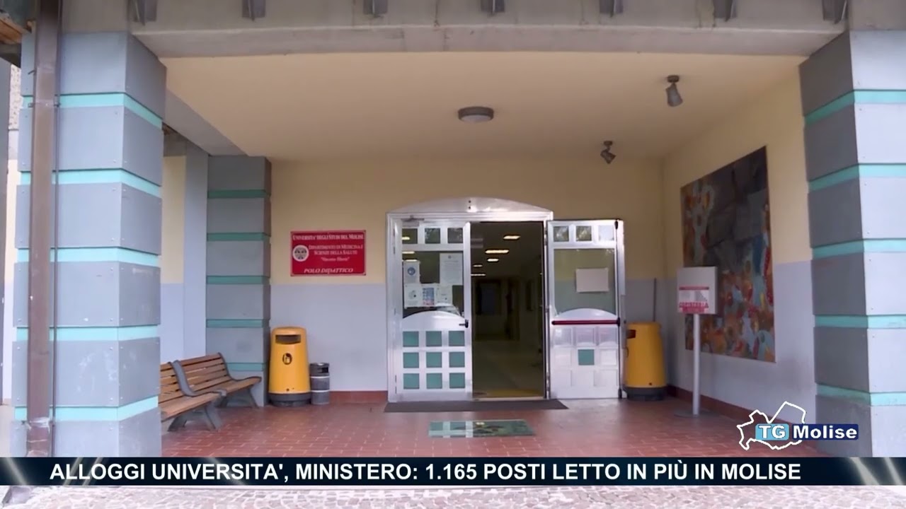 Alloggi università, Ministero: 1.165 posti letto in più in Molise