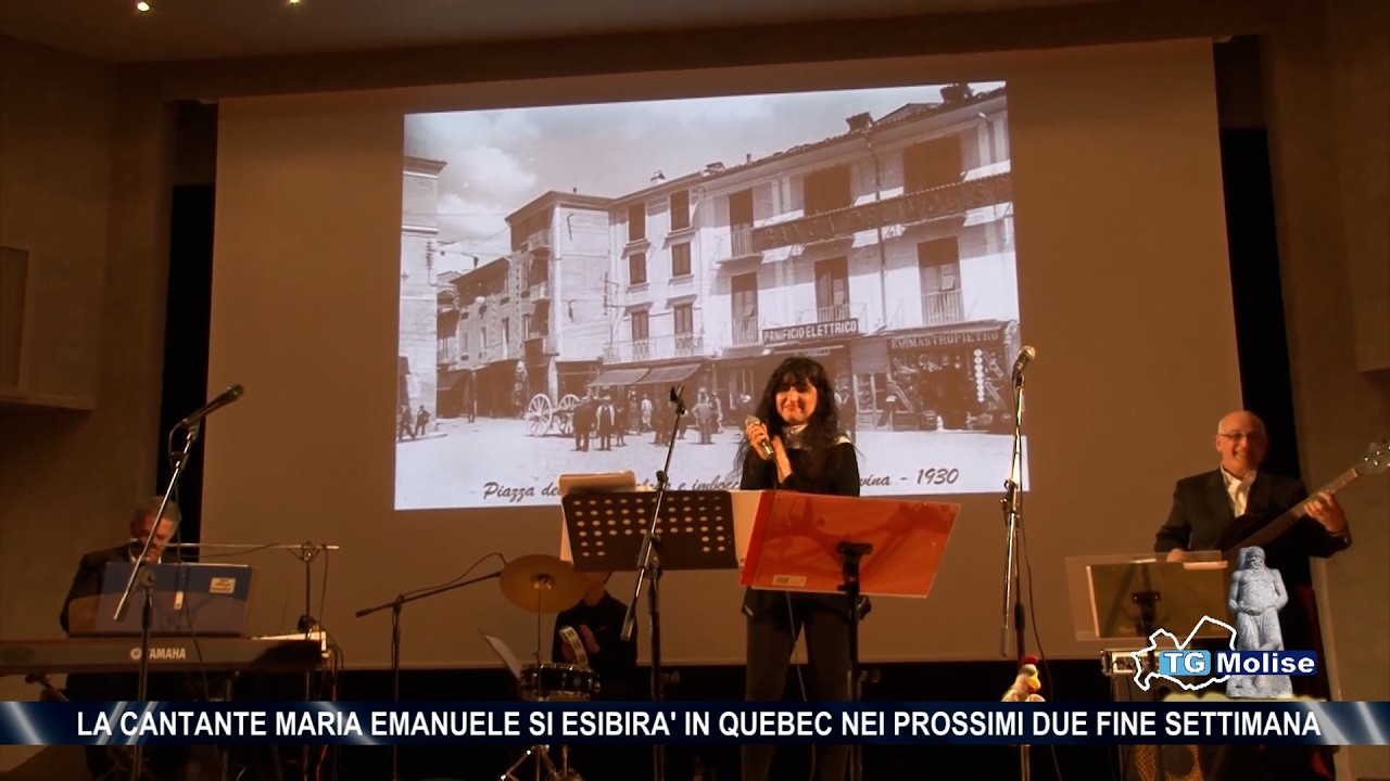La cantante Maria Emanuele si esibirà in Québec nei prossimi due fine settimana