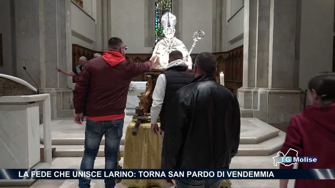 La fede che unisce Larino: torna San Pardo di vendemmia
