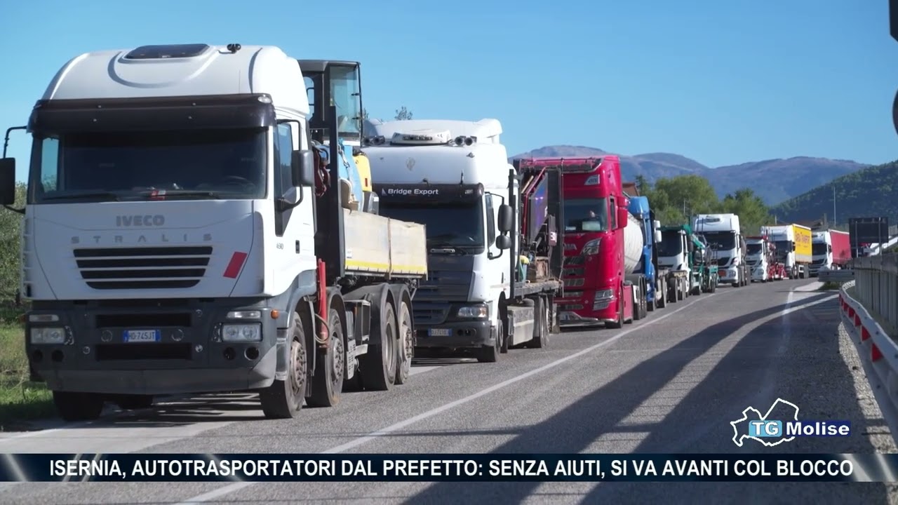 Isernia, autotrasportatori dal prefetto: senza aiuti, si va avanti col blocco