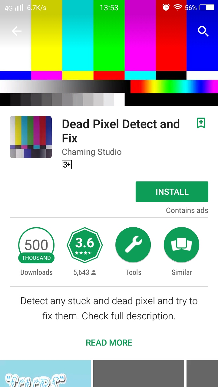 Atau dengan membuat gambar penuh satu layar dengan satu warna saja, misalnya hitam atau putih. Tips Deteksi Dan Perbaiki Dead Pixel Di Android