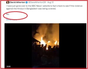 బంగ్లాదేశ్‌లో హిందువులపై జరిగిన దాడులను BBC కవర్ చేయలేదా? వాస్తవ పరిశీలన