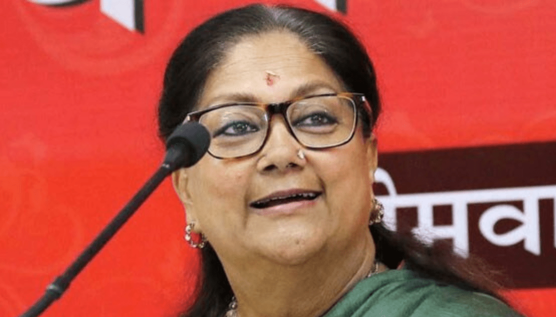 Vasundhara was retained as the BJP's national vice president