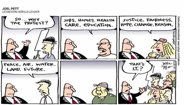 Why protests