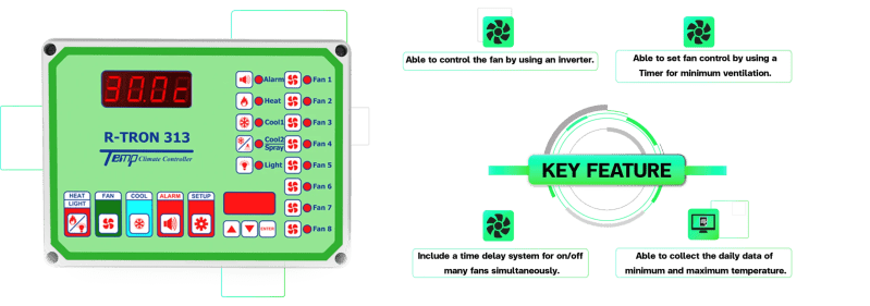 R Tron 313 Temperature Sensor Temp Climate Controller Com - Download Creative Mountain Illustration | Ultra HD