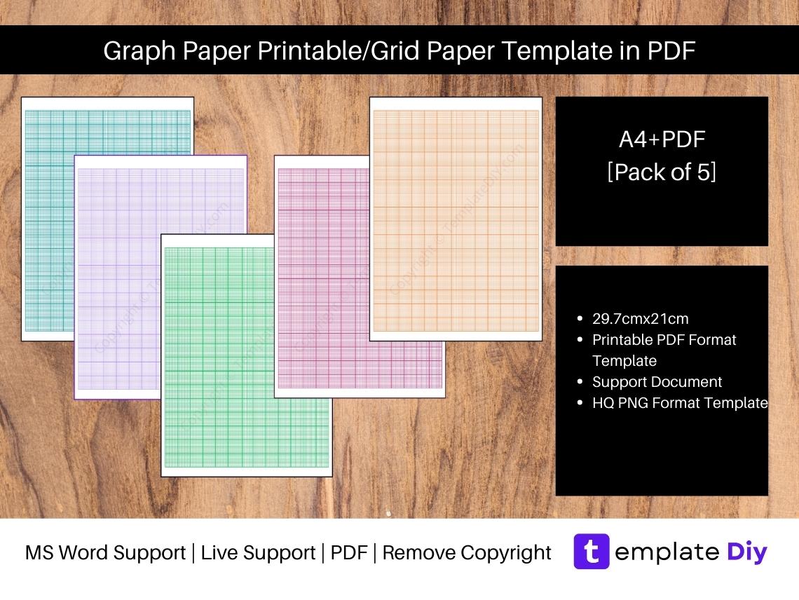graph paper printable grid paper template in pdf