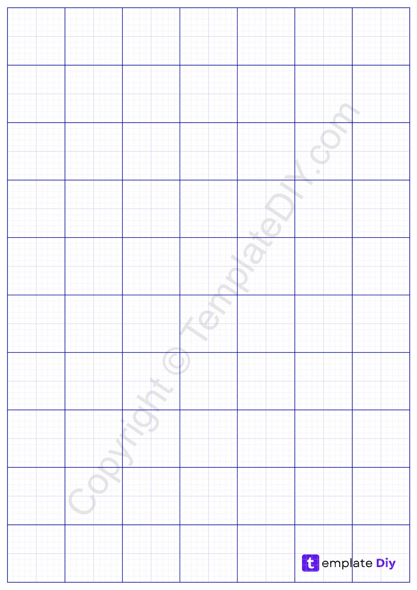 Printable Colored Graph Paper