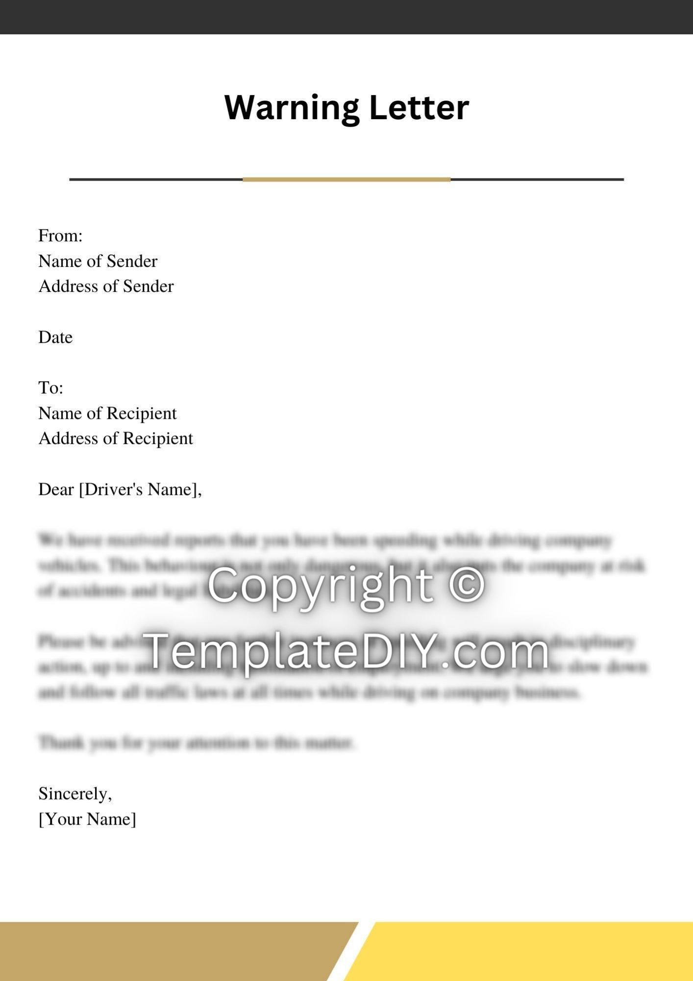 warning-letter-for-driver-sample-with-examples-word