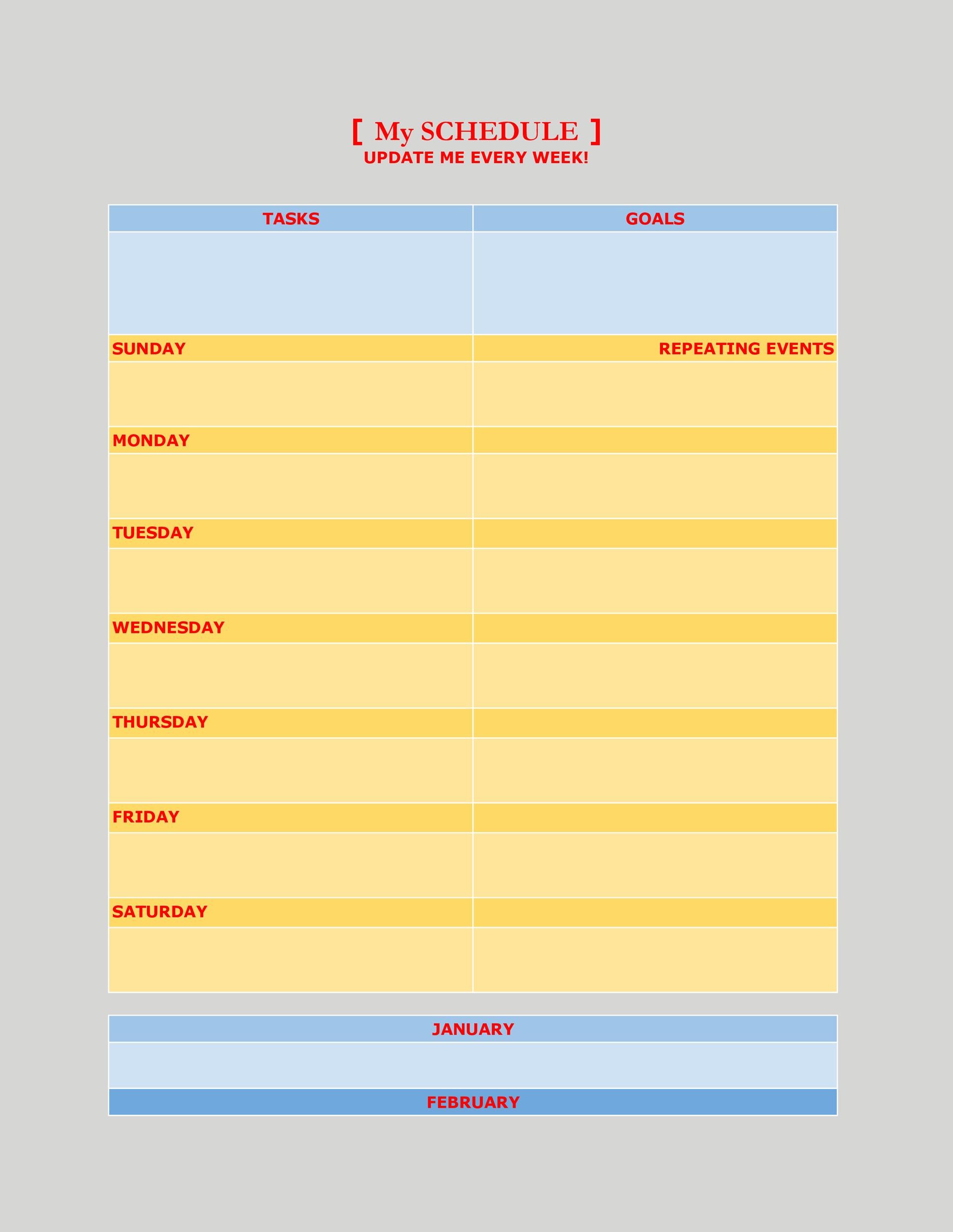 50 printable to do list checklist templates excel word