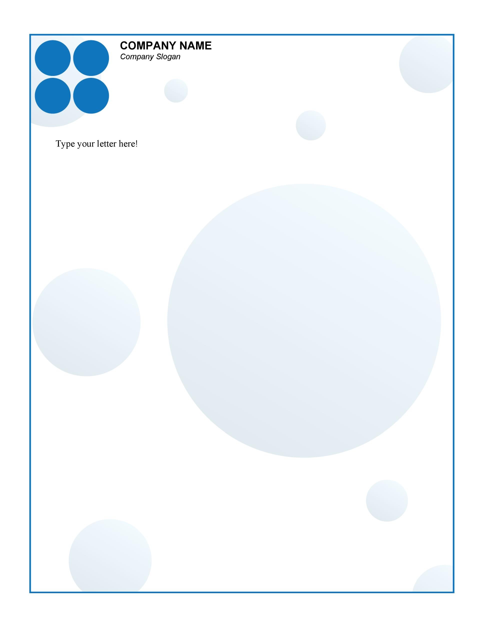 45 Free Letterhead Templates Examples Company Business Personal