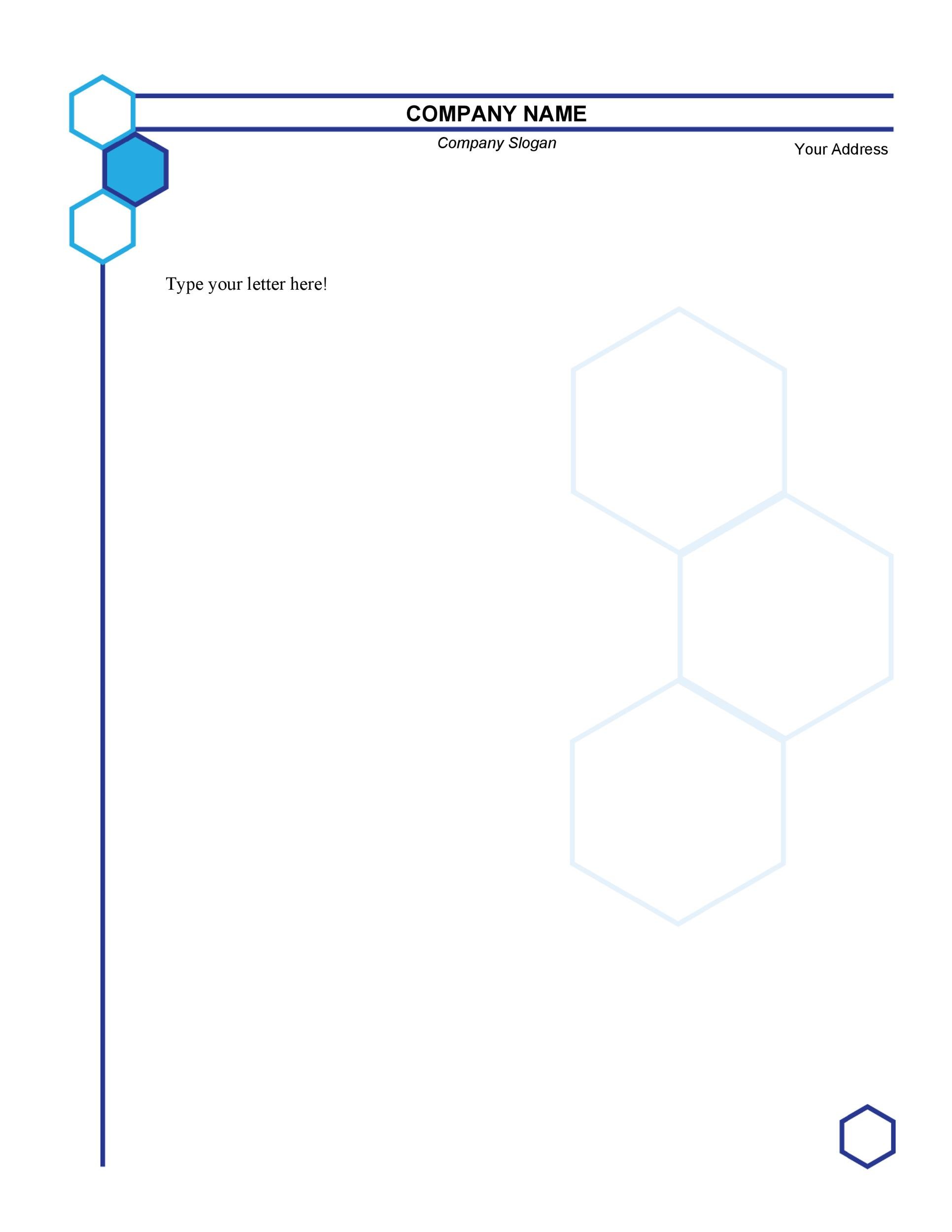 45 Free Letterhead Templates Examples Company Business Personal