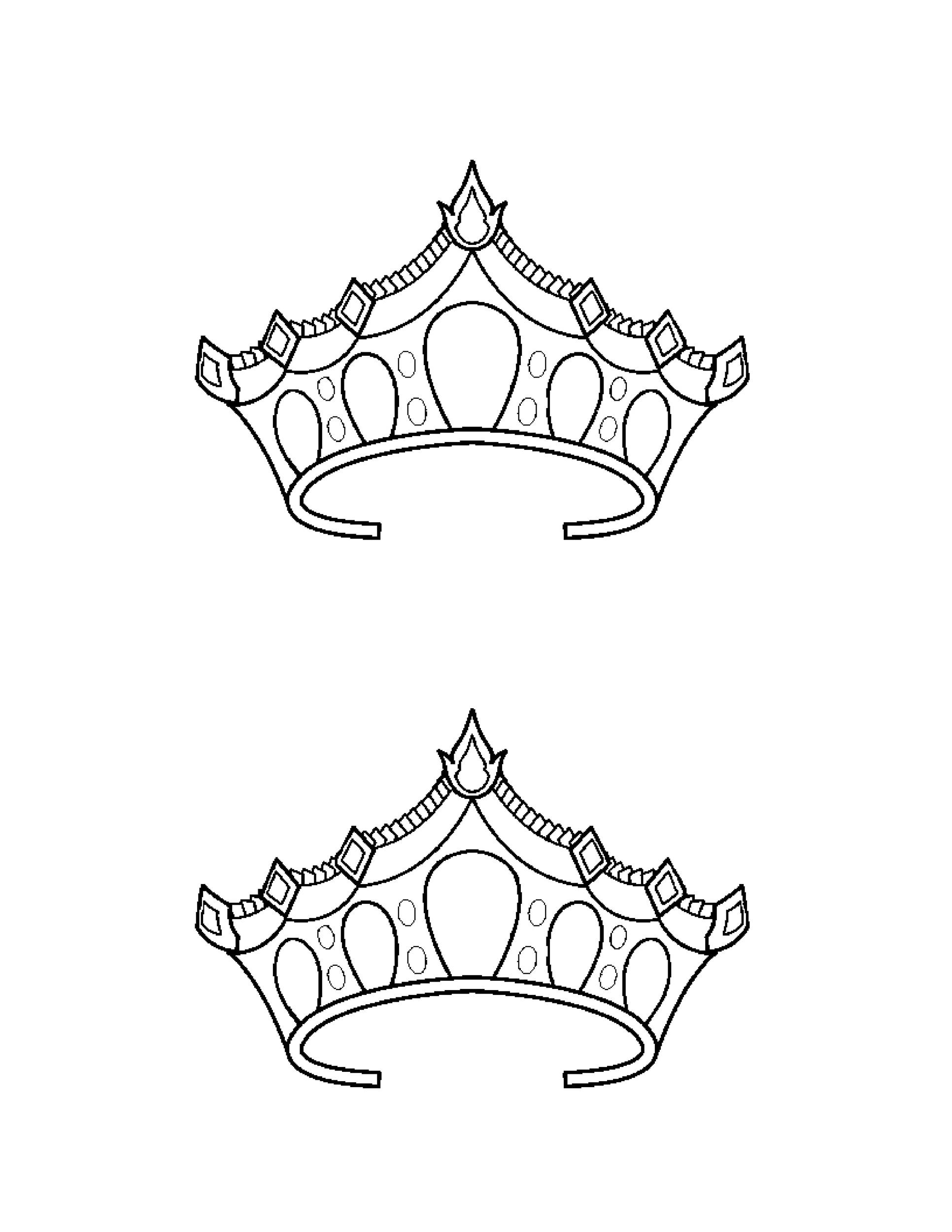 Free Printable Paper Crown Template - Free Printable Templates
