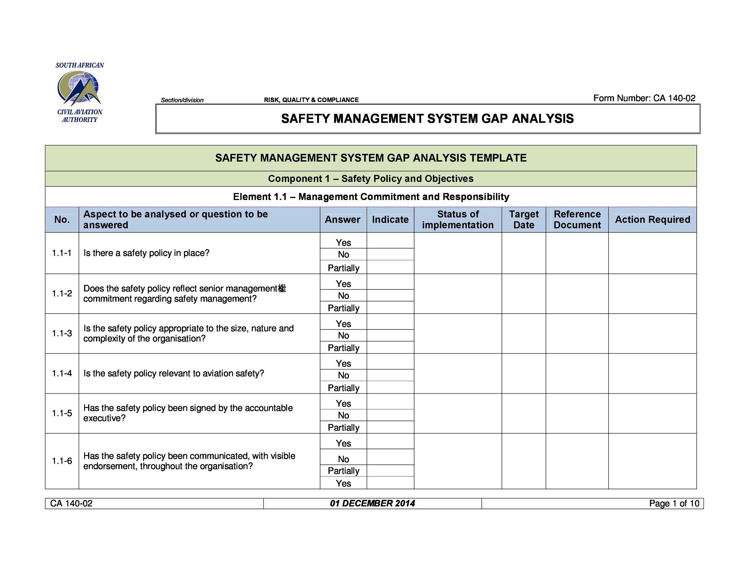 Systems Analysis Report Template