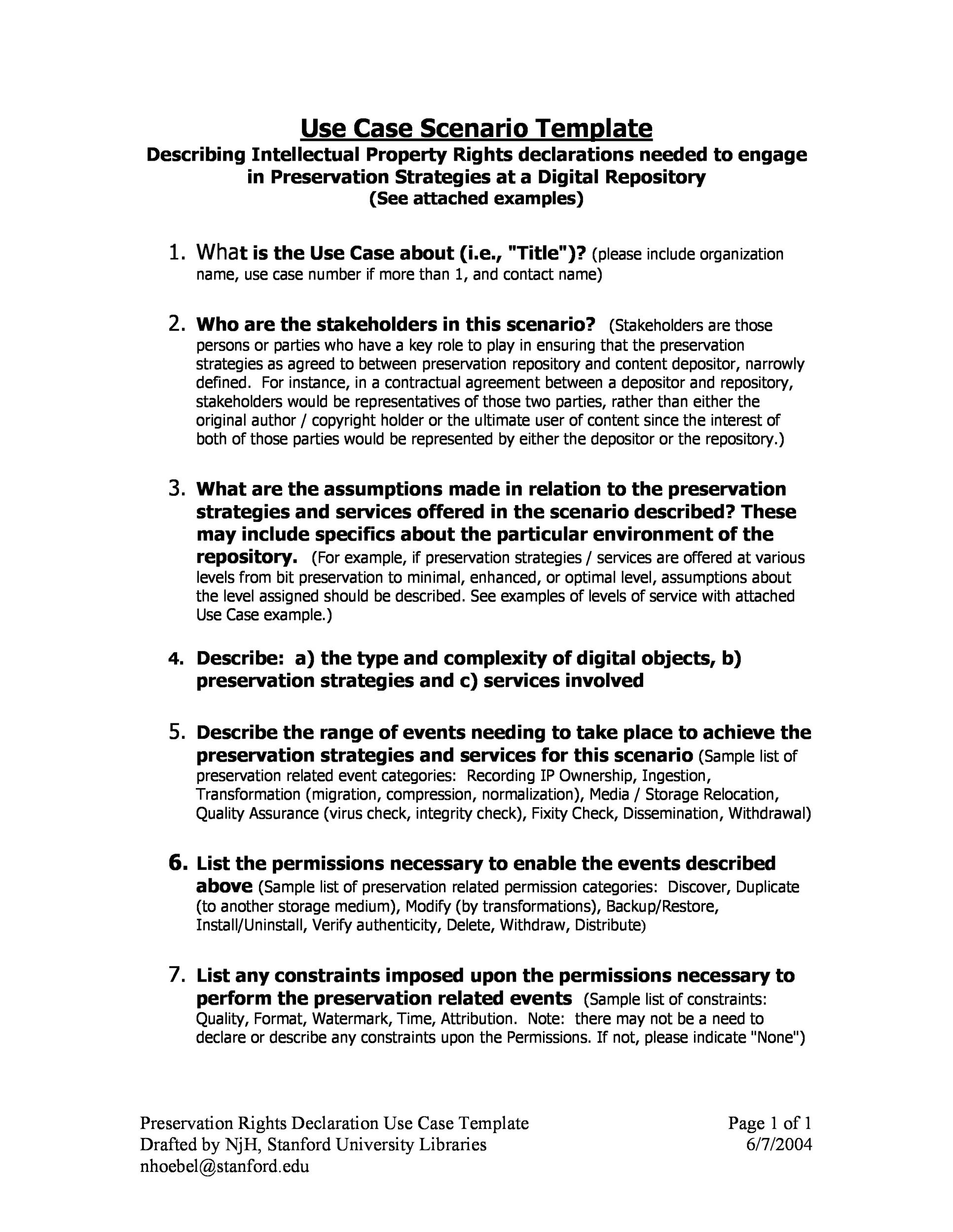 40 Use Case Templates Examples Word Pdf ᐅ Templatelab