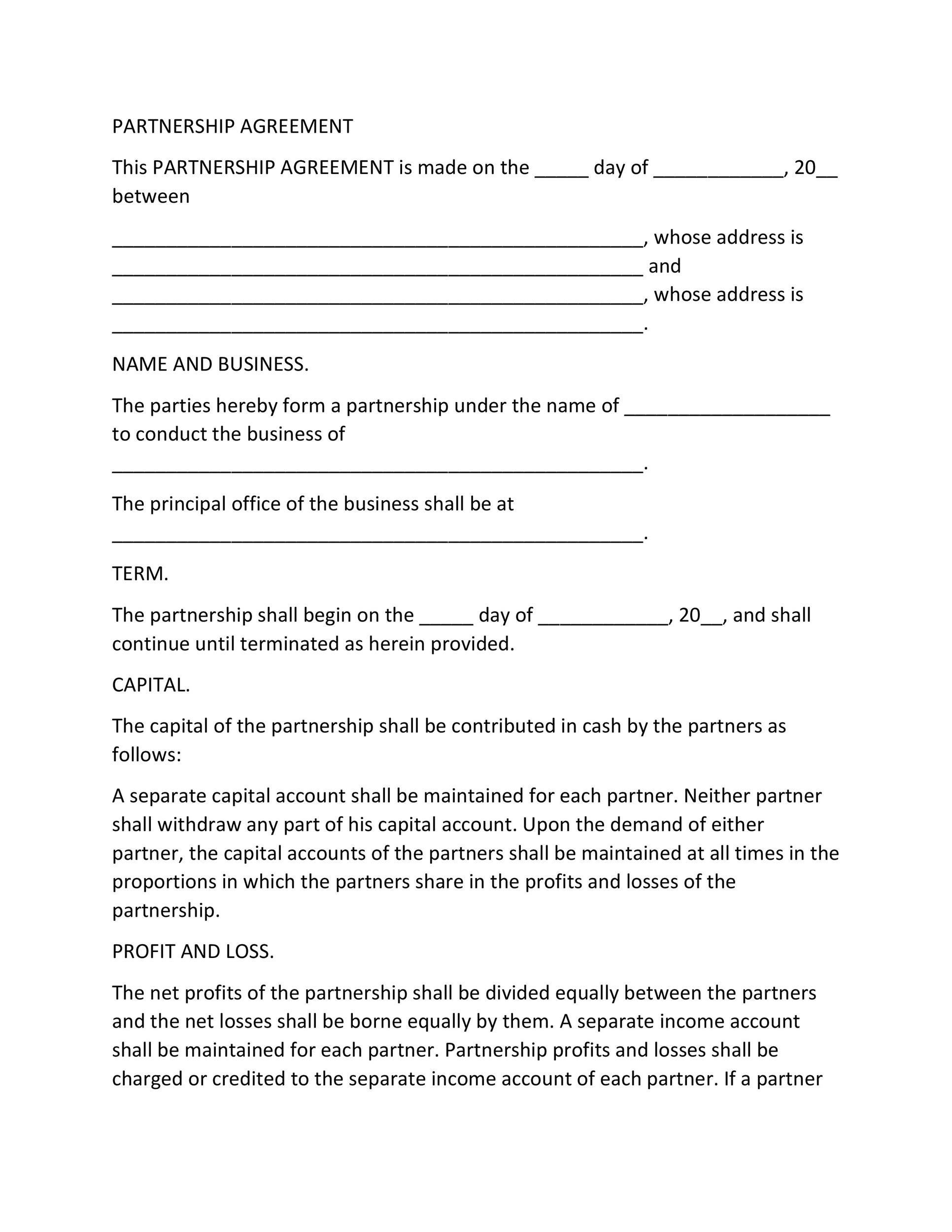 Corporate Agreement Templates