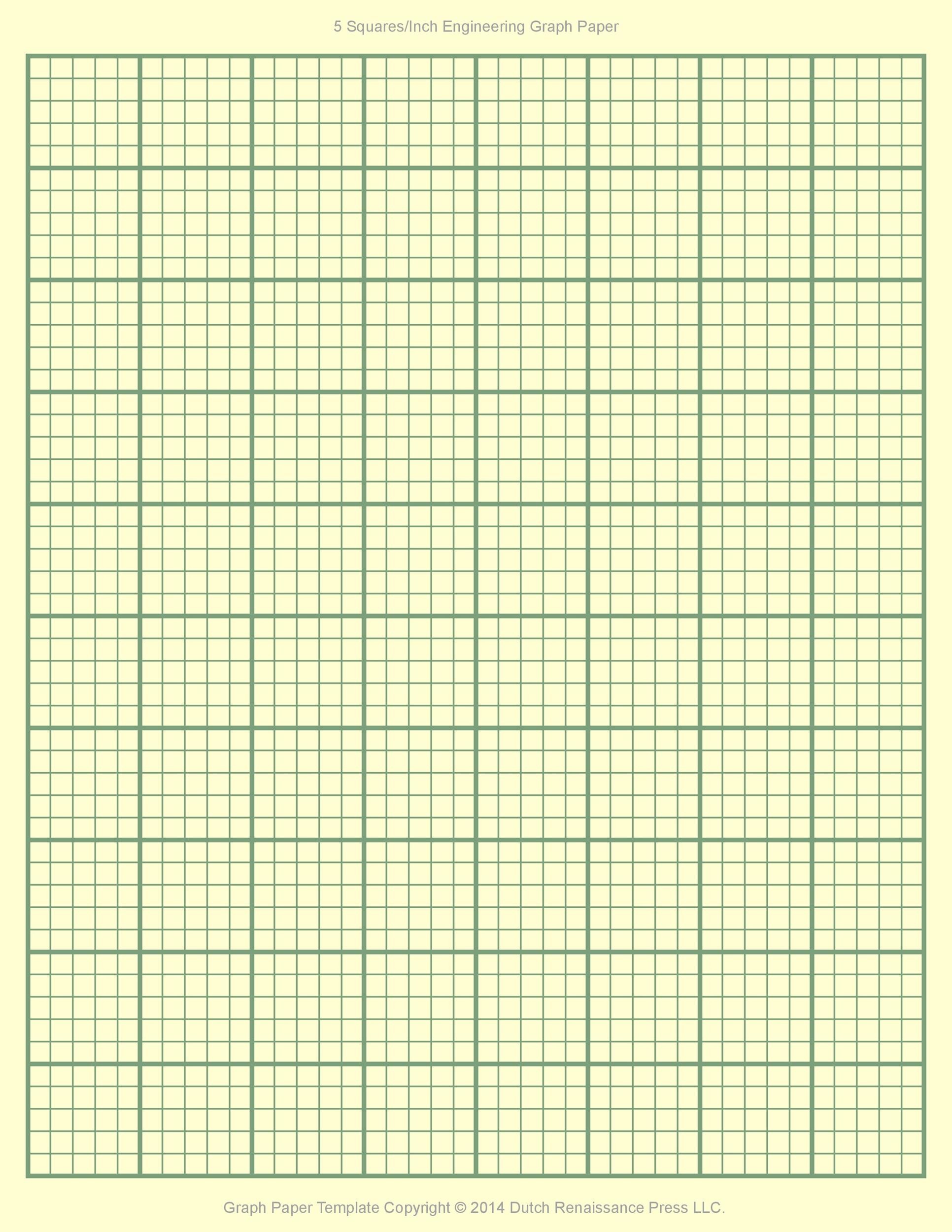 One Inch Graph Paper To Print