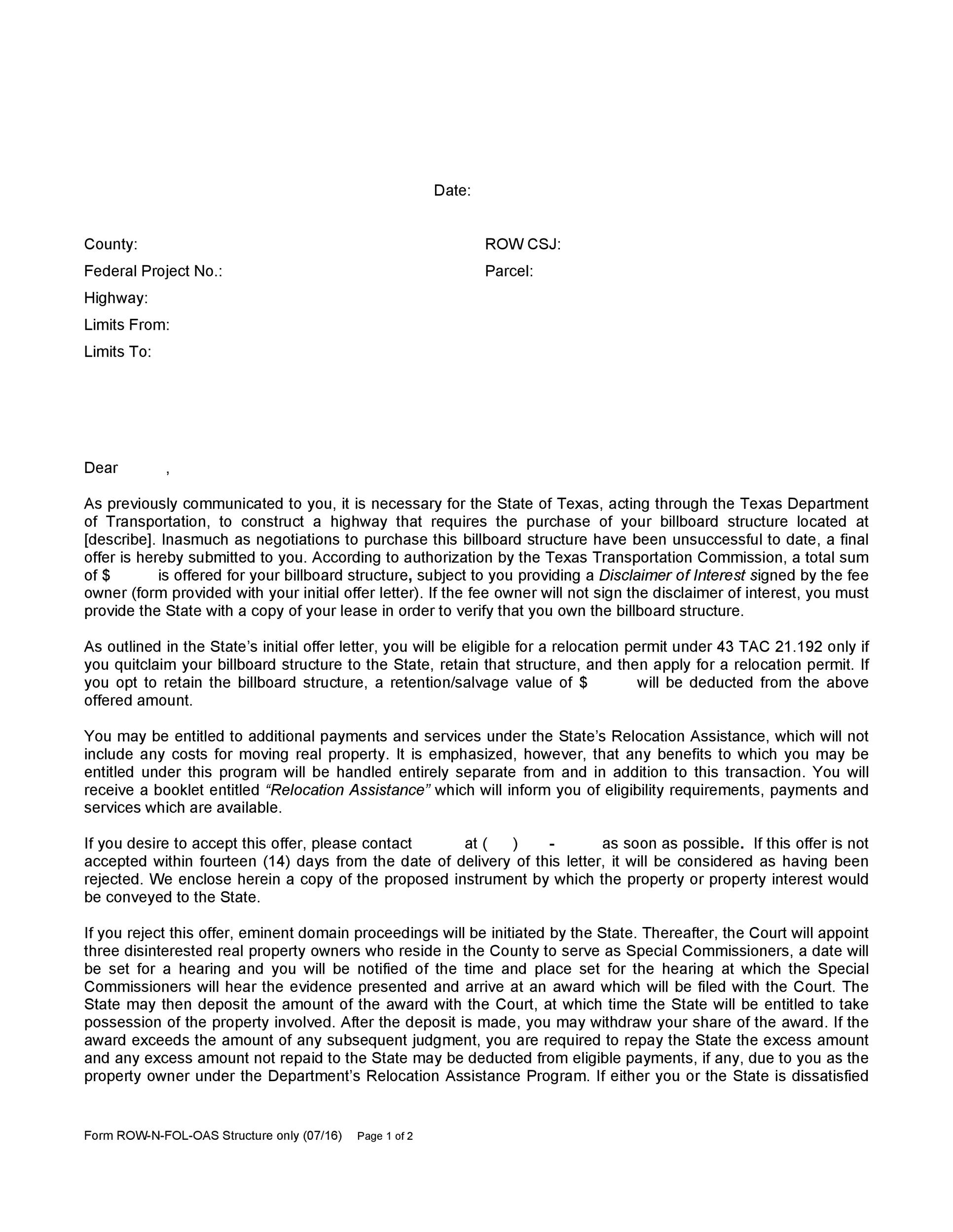 44 Fantastic Offer Letter Templates Employment Counter Offer Job