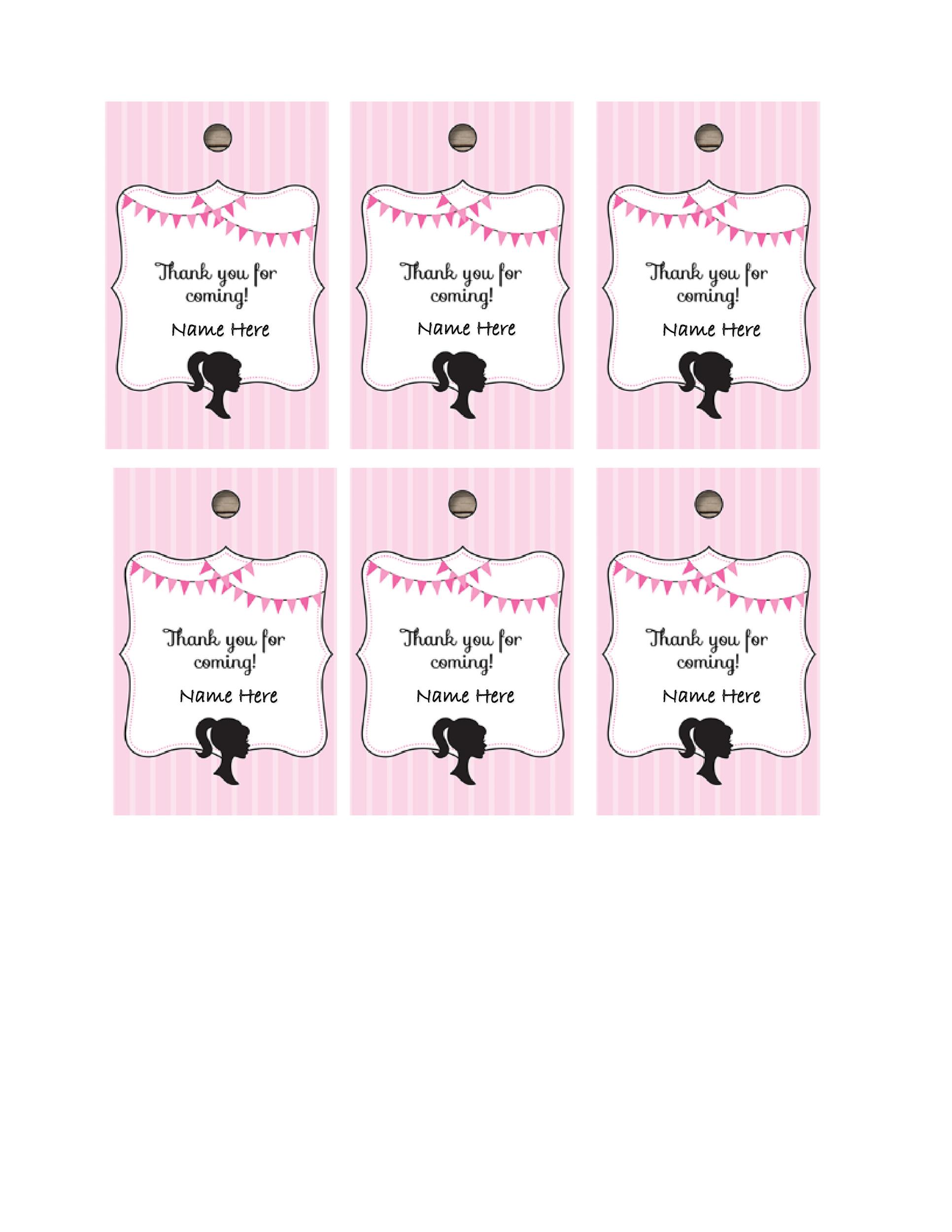 44 Free Printable Gift Tag Templates ᐅ Templatelab