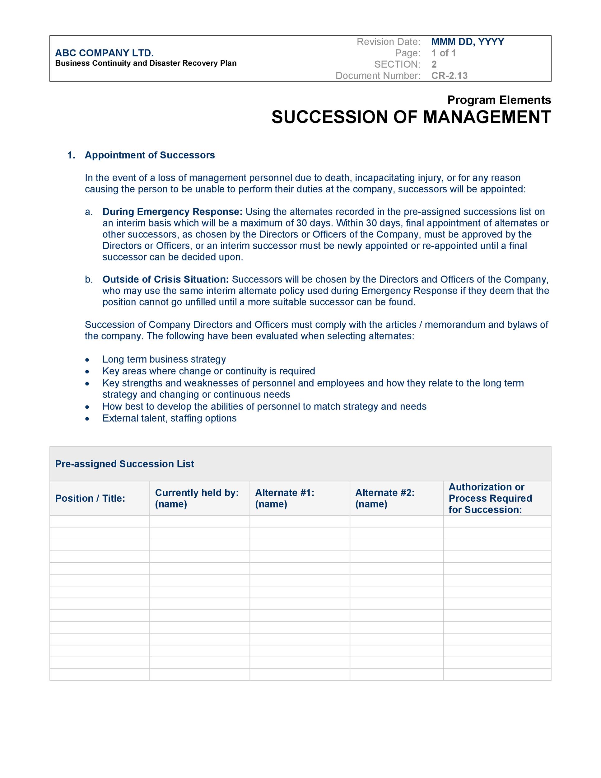 52 Effective Disaster Recovery Plan Templates Drp ᐅ Templatelab