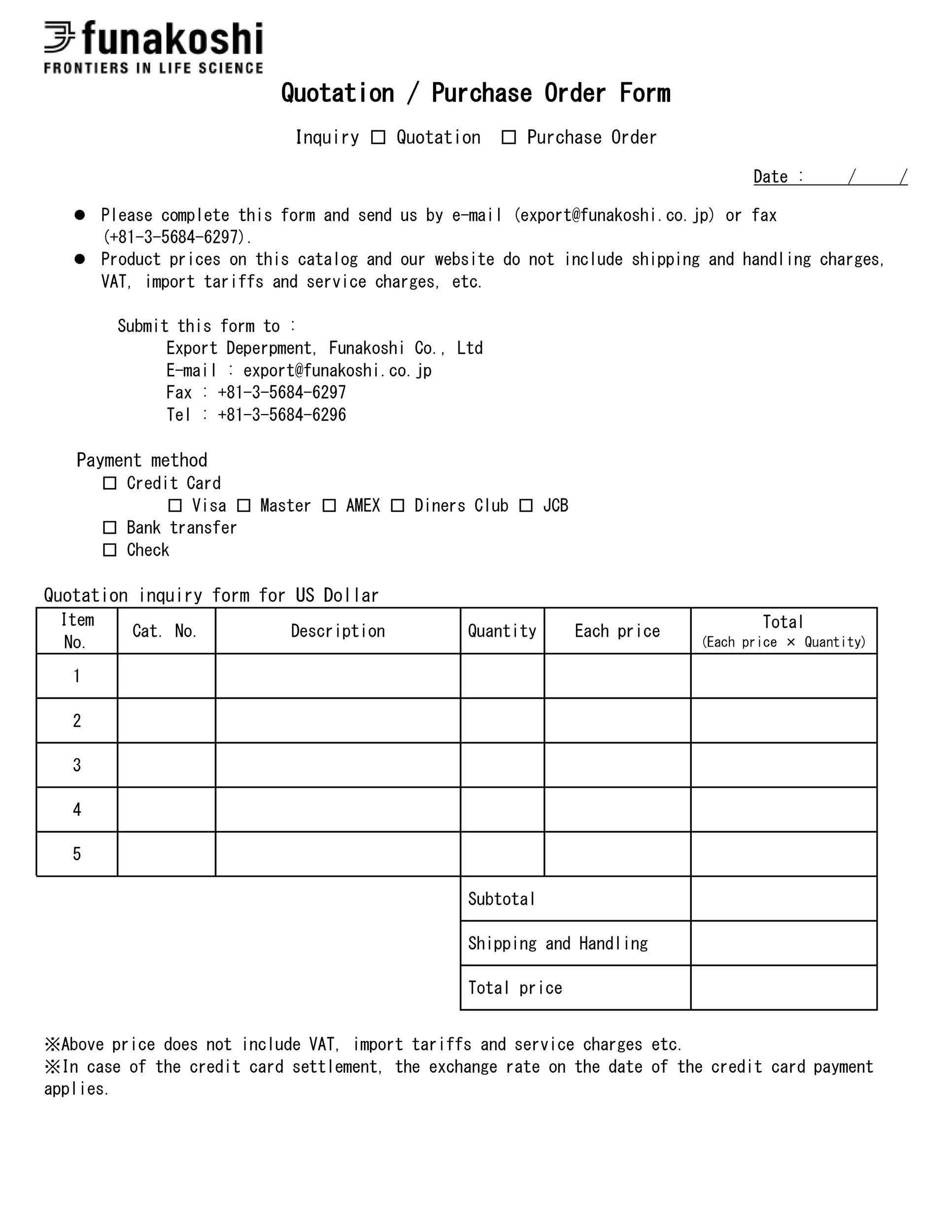 47 Professional Quote Templates 100 Free Download ᐅ Templatelab