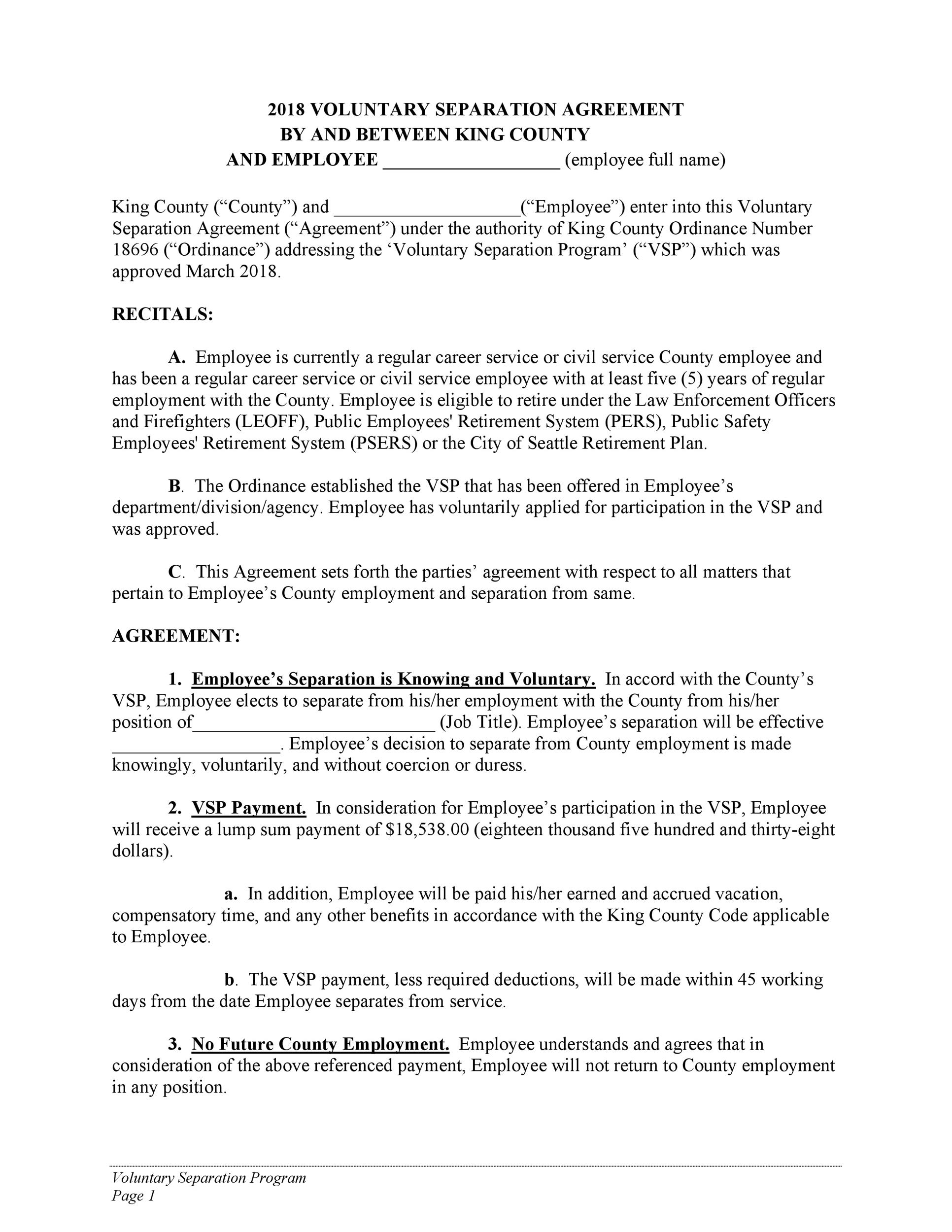 They agree to be bound by this agreement which settles all issues between them. 43 Official Separation Agreement Templates Letters Forms á Templatelab