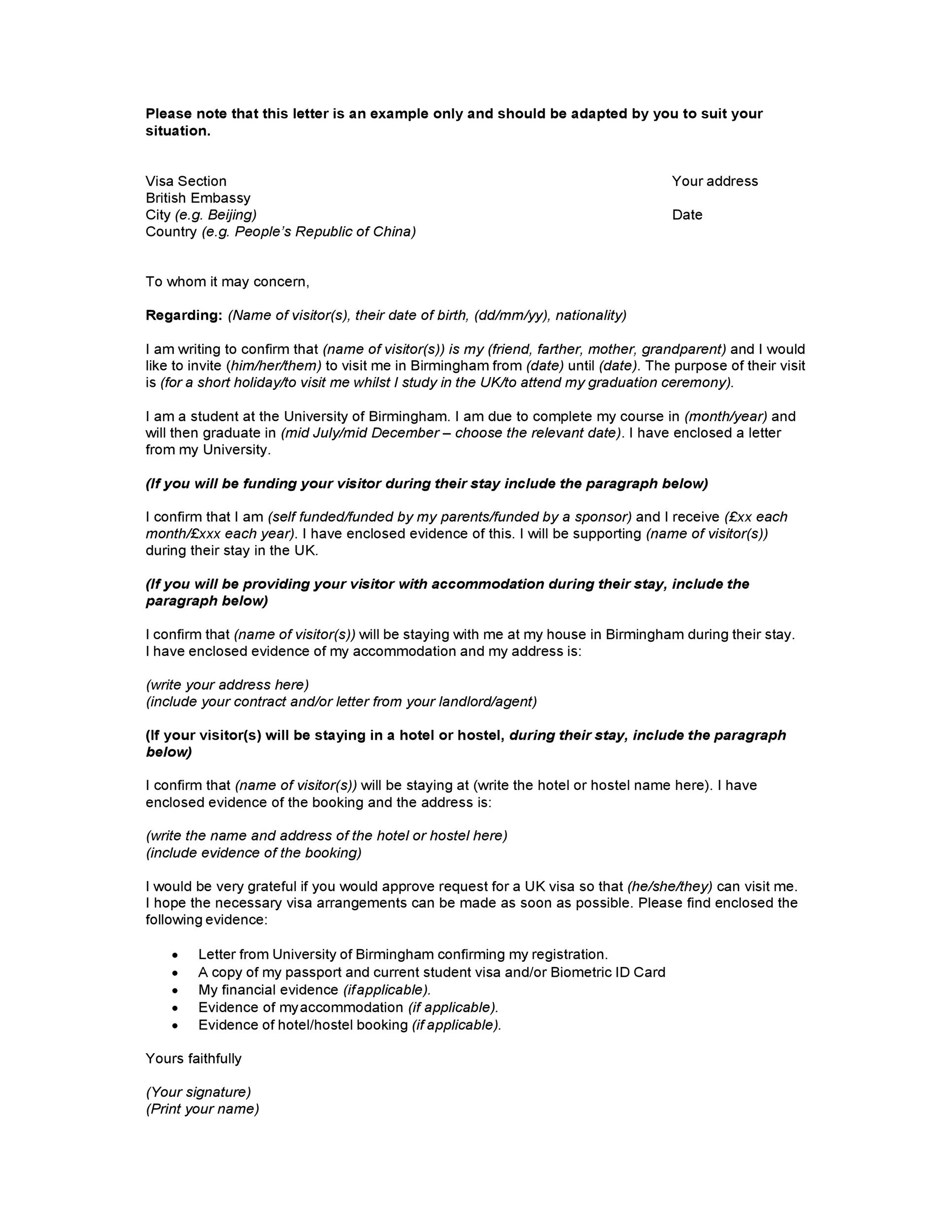 36 Free Immigration Letters Character Reference Letters For Immigration