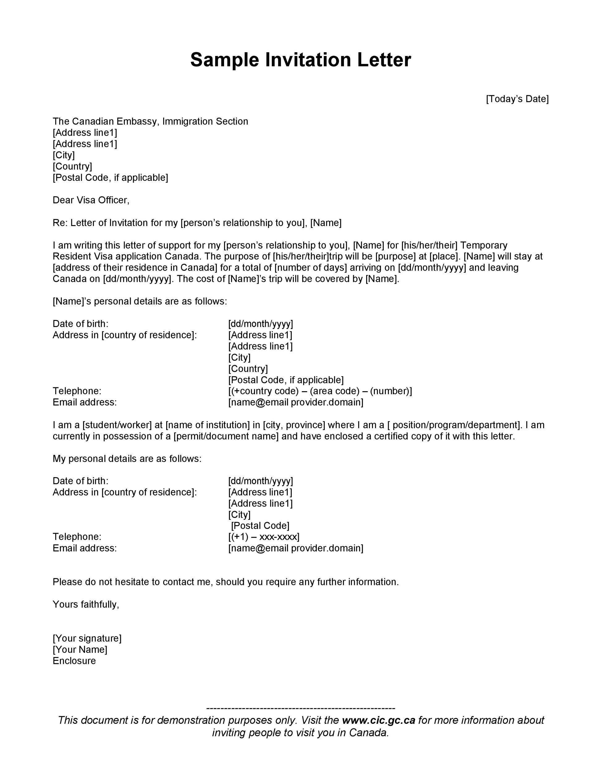 36 Free Immigration Letters Character Reference Letters For Immigration