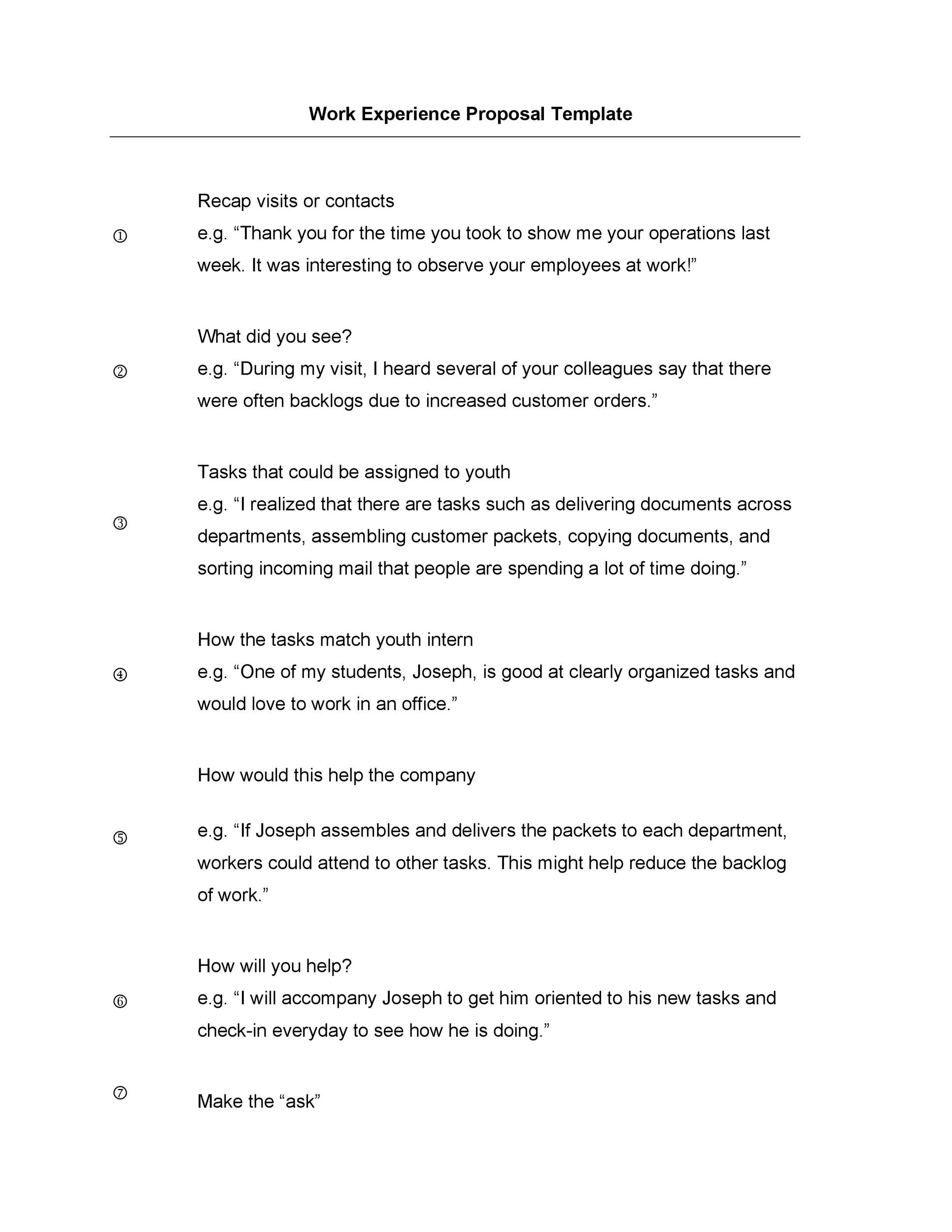 43 Best Job Proposal Templates Free Download ᐅ Templatelab