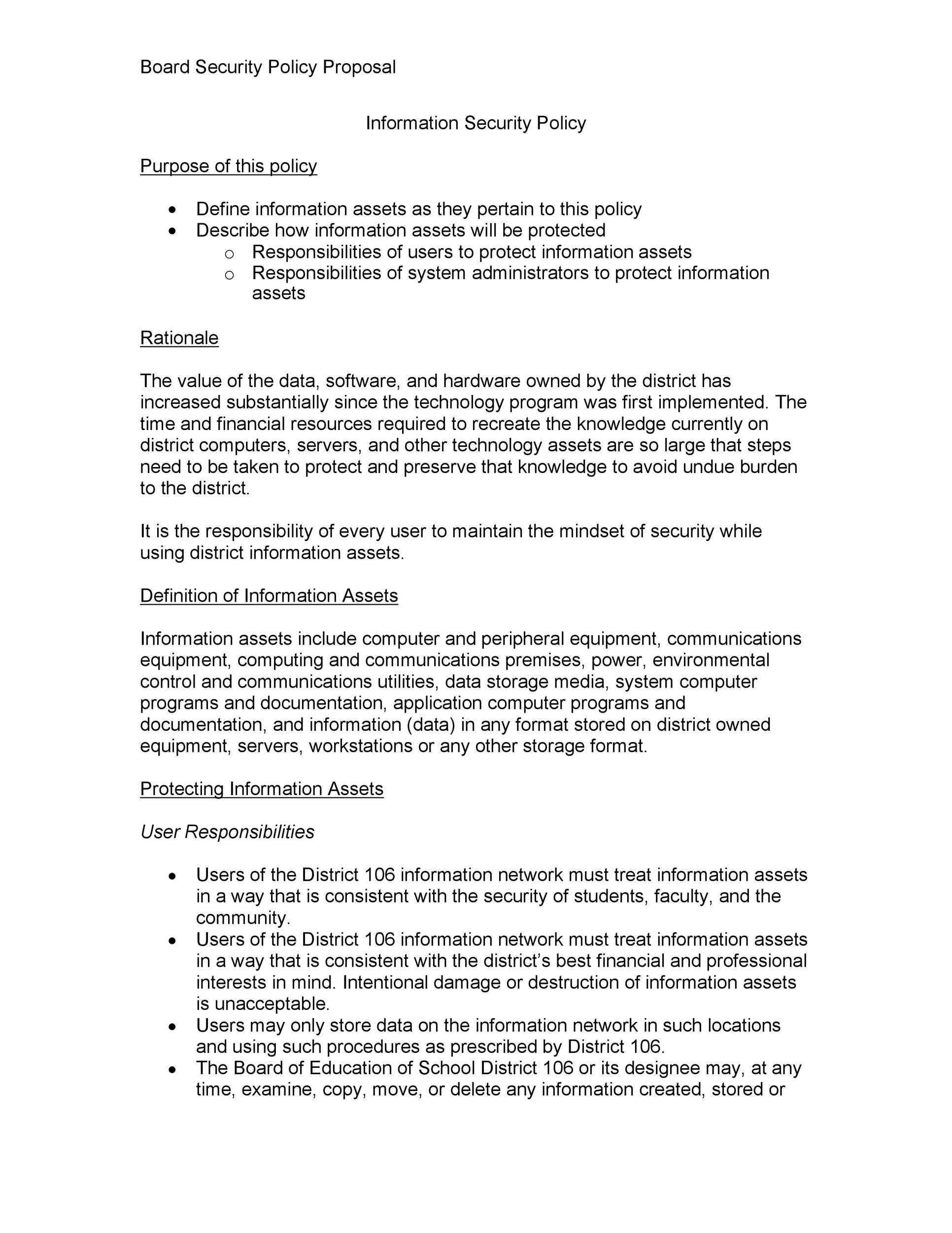 30 Professional Policy Proposal Templates Examples ᐅ Templatelab