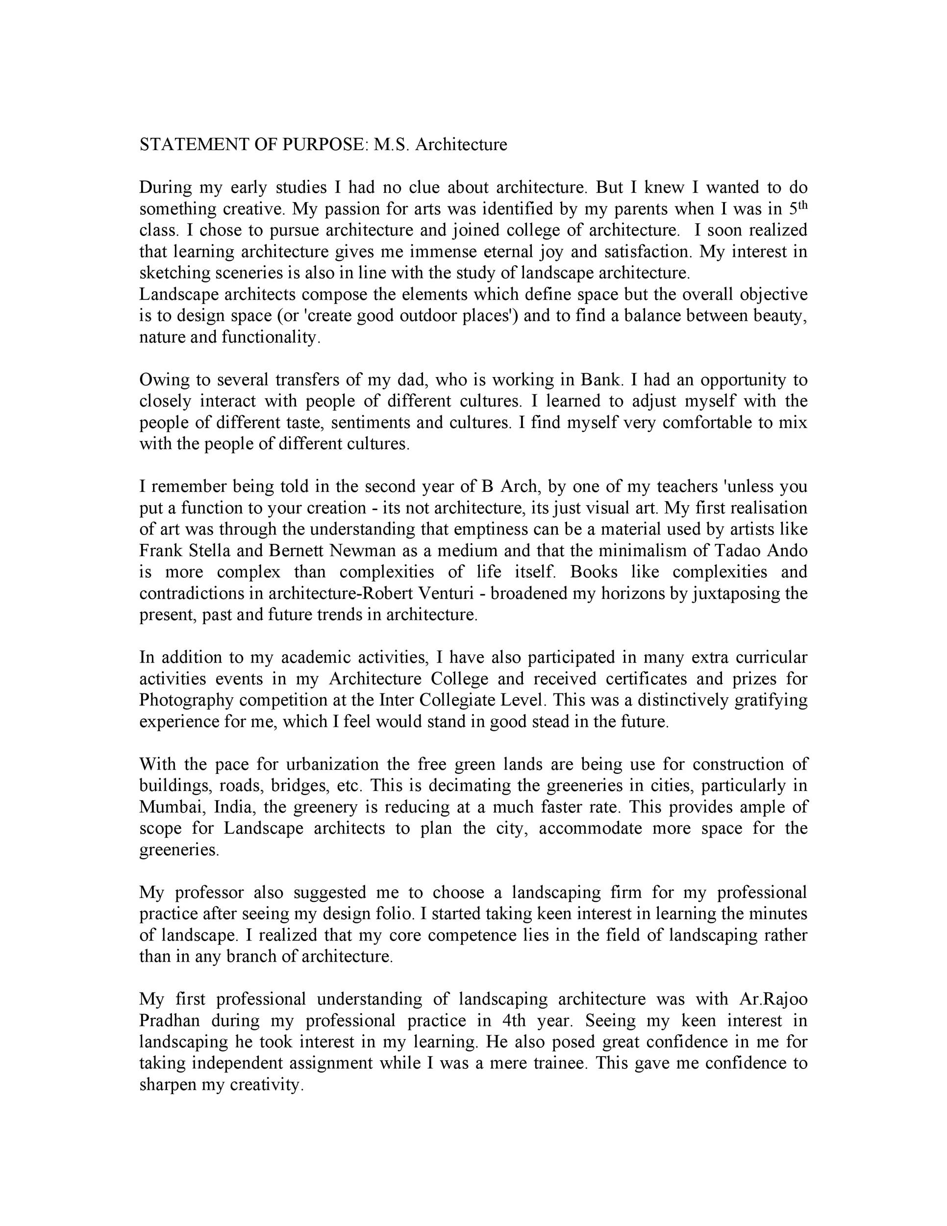 50 Statement Of Purpose Examples Graduate School Mba Phd ᐅ