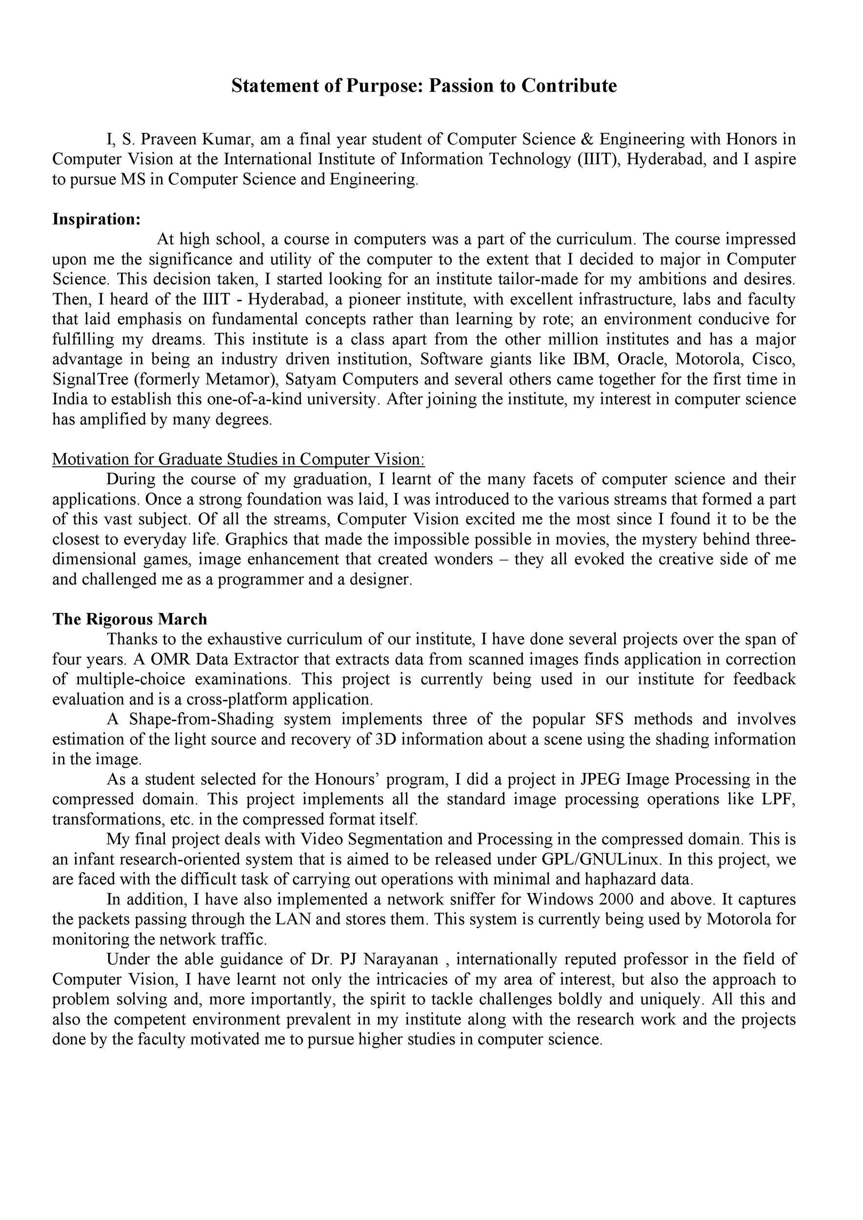 50 Statement Of Purpose Examples Graduate School Mba Phd ᐅ