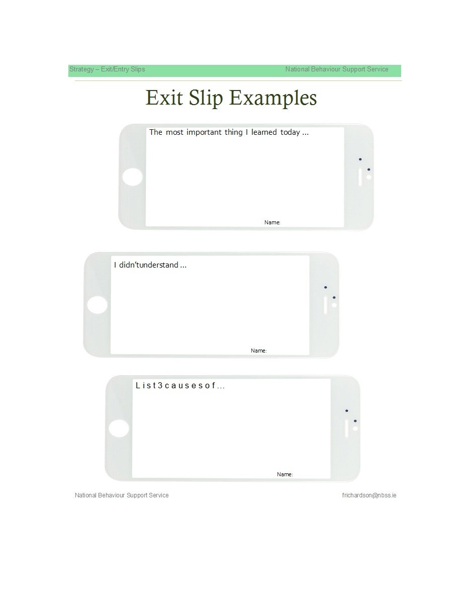 24 printable exit ticket templates word pdf templatelab