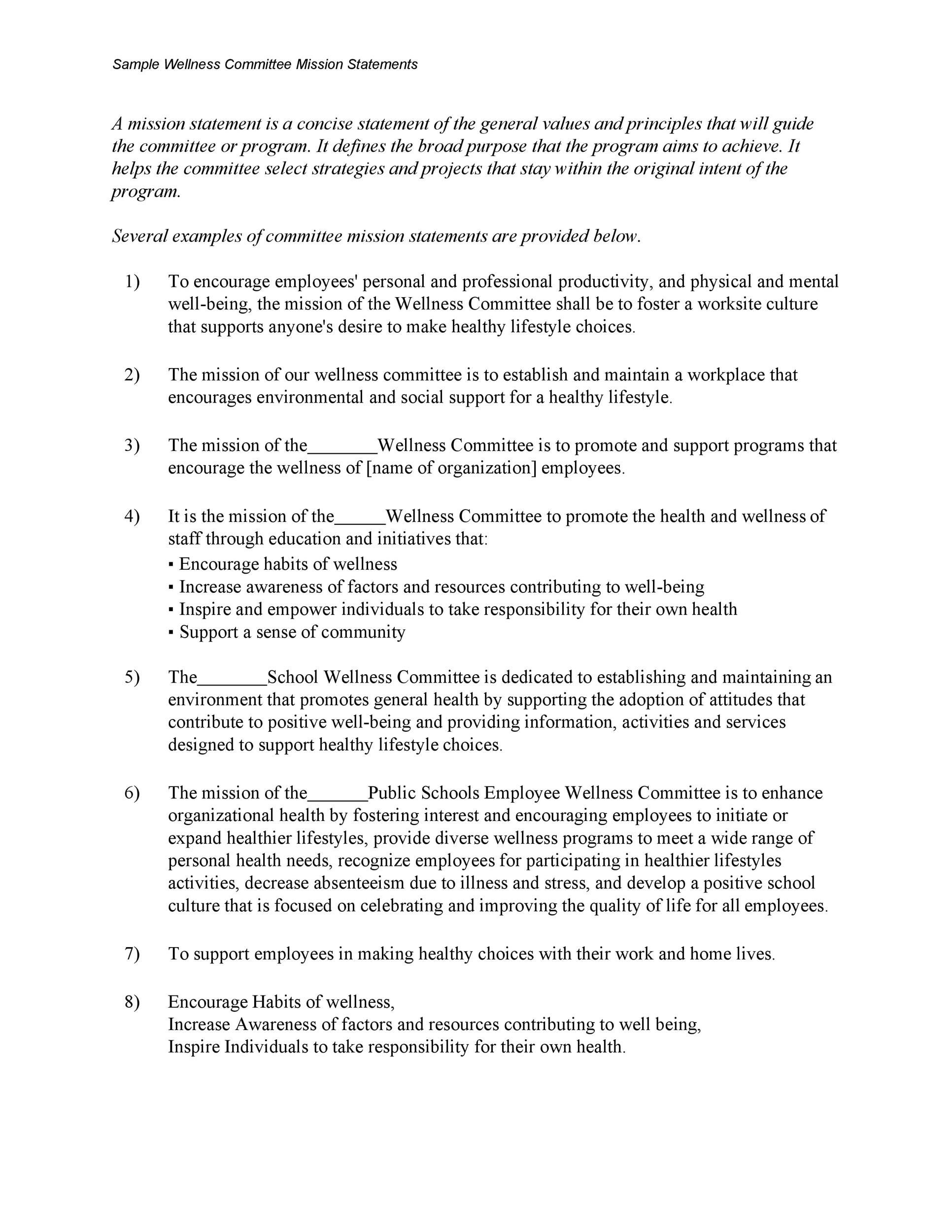 37 Inspiring Mission Statement Templates Business Or Personal ᐅ