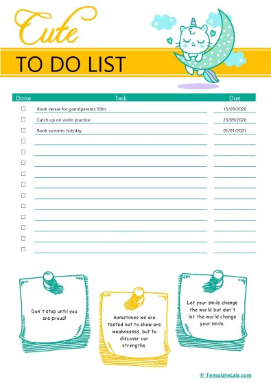 47 printable to do list checklist templates excel word pdf