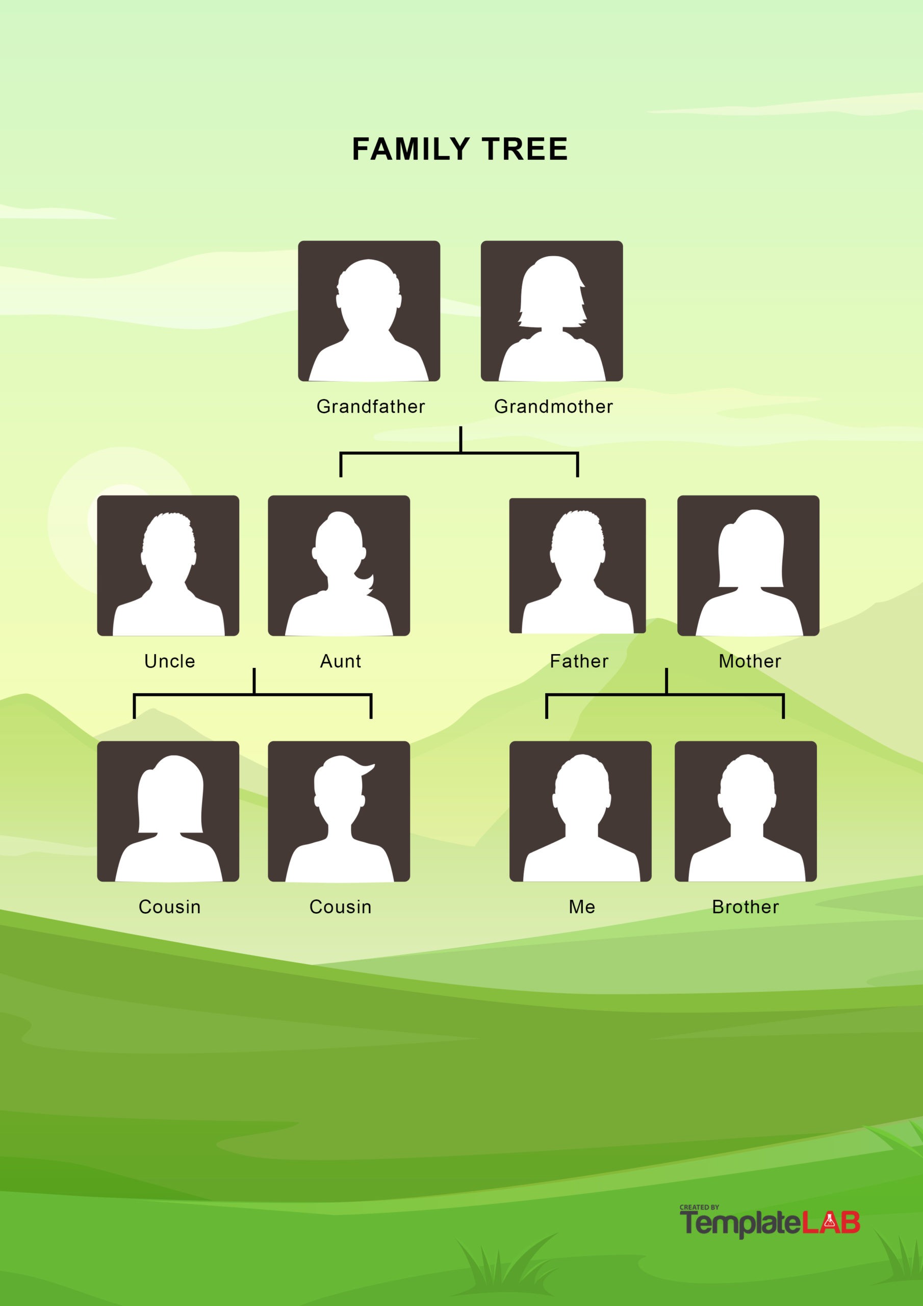 32 free family tree templates word excel pdf powerpoint