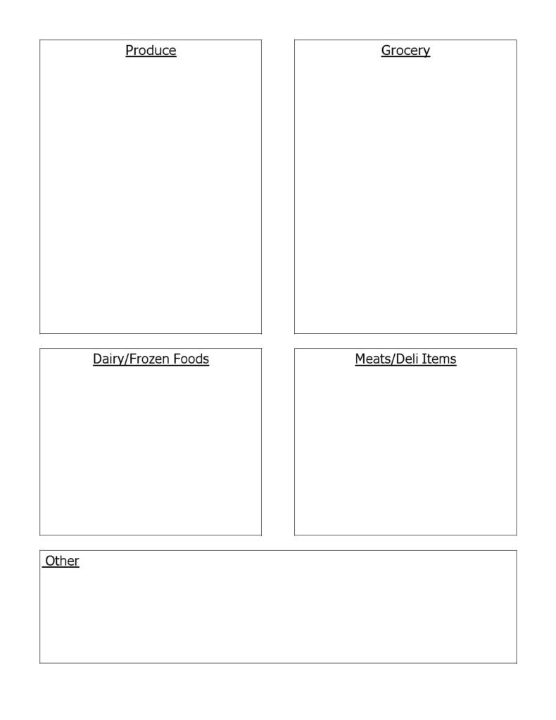 40 best master grocery list templates printable templatelab