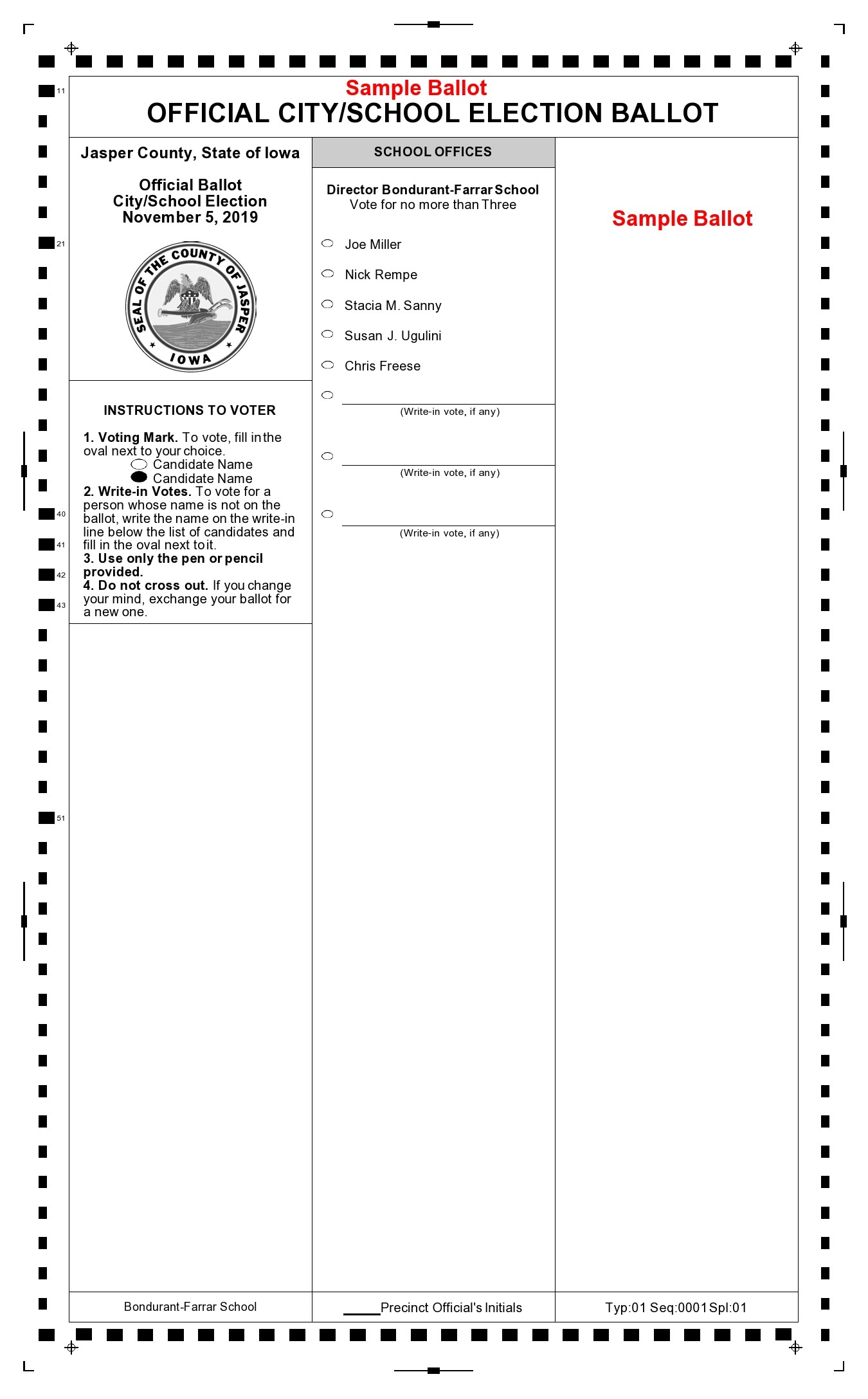 39 election ballot templates (+voting forms) ᐅ templatelab
