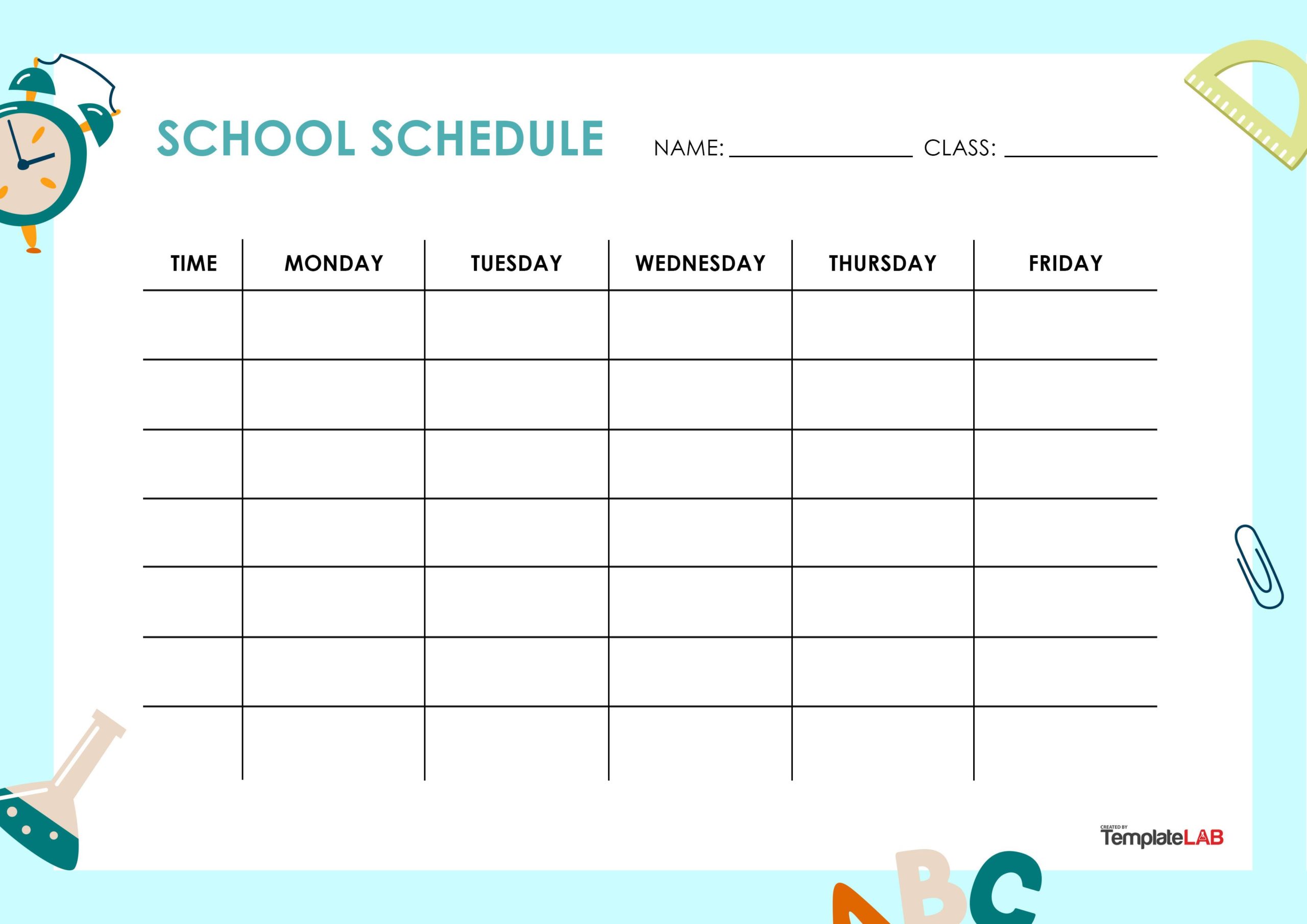 19 free weekly calendar templates [word, excel, pdf]