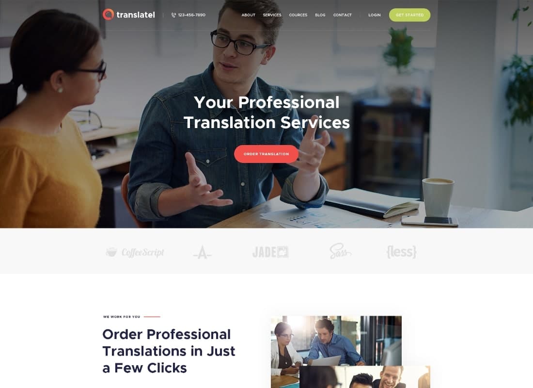Now you can start translating the theme via the string translation mechanism. 2020 Best WordPress Themes for Language Learning Schools - TemplateMag